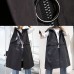 Luxury gray Coats Women plus size Coats sleeveless hooded zippered outwear