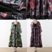 DIY green prints chiffon outwear Women Shape cardigan summer